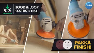 CUMI Concord Hook & Loop Sanding Disc For Pakka Finish (Hindi)