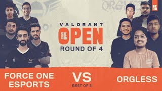 SKWAD Valorant Open | Round of 4 LB - Match 1 | ForceOne Esports vs Orgless