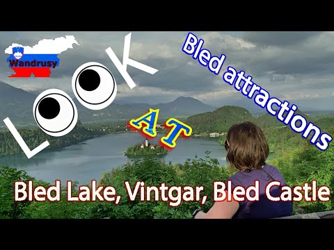 Attractions Lake Bled, Vintgar Gorge, Bled Island, Bled Castle, Ojstrica -  4K  Słowenia mp4