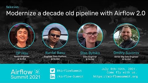 Modernize a decade old pipeline with Airflow 2.0