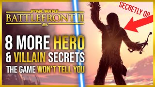 Battlefront 2 Tips | MORE Hero SECRETS The Game Won't Tell You