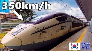 Why I Love South Korea's SUPER RAPID TRAIN \/ Busan to Seoul