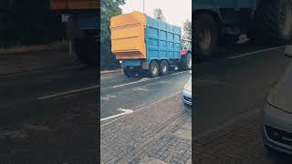 FJ73 CPN Massey Ferguson tractor passing Rockery Close