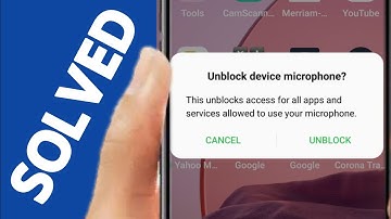 Unblock Device Microphone -Solved 100%