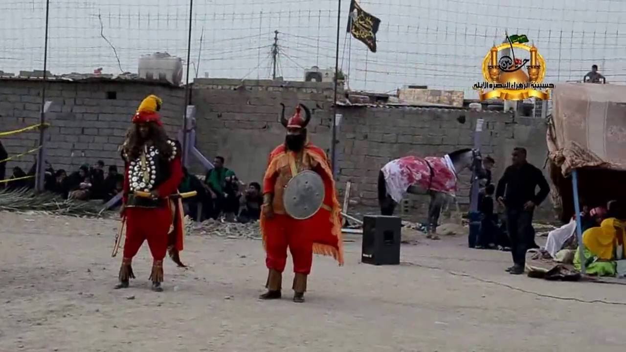تشابية موكب الزهراء البصره الابله لسنة 1437 هجريه المشهد الاول