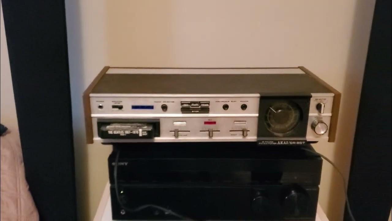 AKAI 8 TRACK Player / Recorder TUNER YouTube