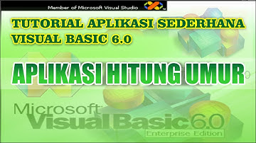 APLIKASI MENGHITUNG UMUR VISUAL BASIC 6