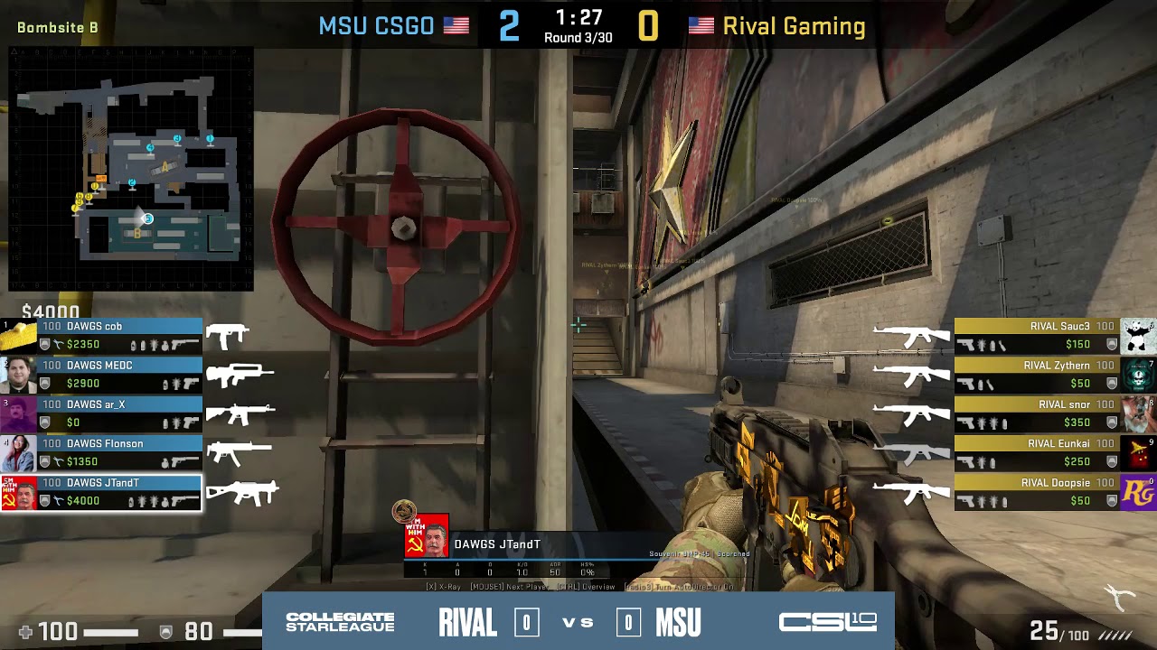 2018 Fall W2: [CSGO] Mississippi State vs CUNY Hunter - YouTube