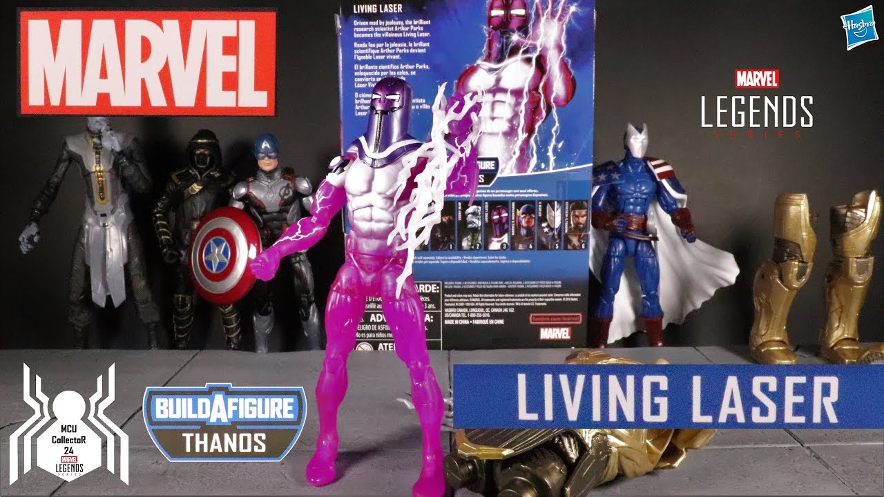 Marvel Legends LIVING LASER FIGURE Armored Thanos WAVE No BAF NO BOX 
