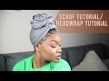 Scarf Tutorial/ Head Wrap Tutorial