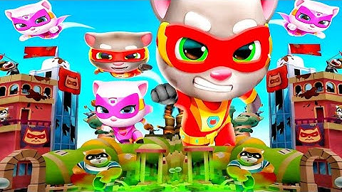 Talking Tom Hero Dash Big Update All Levels Gameplay walkthrough android, iOS