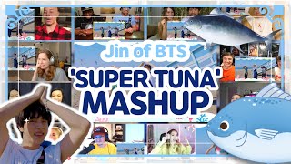 [CHOREOGRAPHY] Jin of BTS ‘슈퍼 참치’ Special Performance Video reaction MASHUP 해외반응 모음