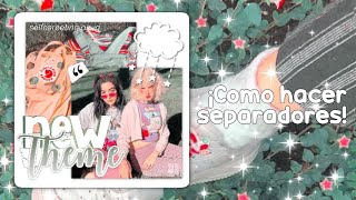 ✩‧₊🌷๑ Como hacer separadores para Instagram ¡! ꒱꒱ screenshot 4