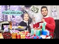 فتح هدايا عيد ميلادي مع اختي مفاجآت صادمة