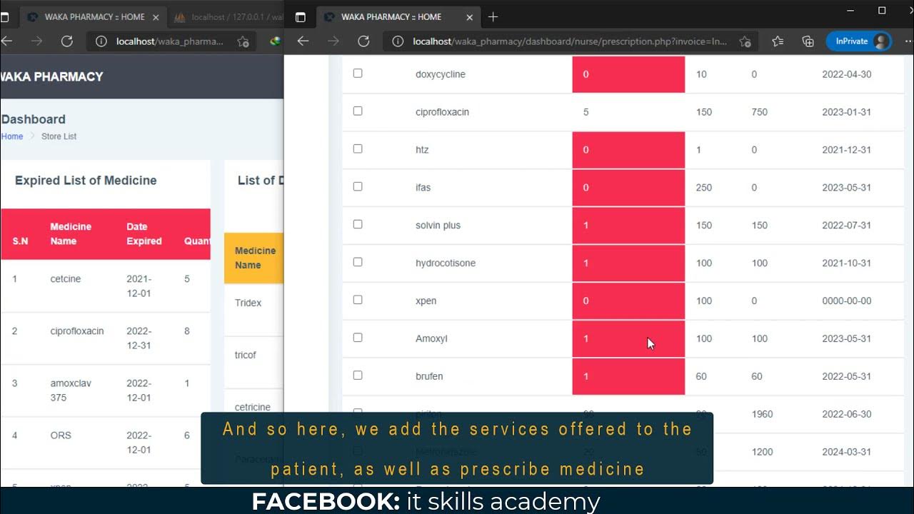 Pharmacy Management System in PHP and Mysqli || PHP Project - YouTube