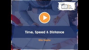 NTSE MAT - Time, Speed and Distance - Part 1