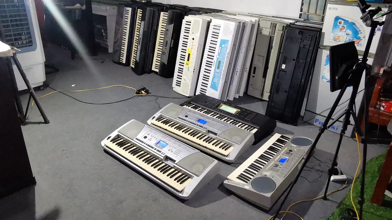 chiều 9/4/23 giới thiệu báo giá 4 cây đàn organ YAMAHA bãi nhật ổ đĩa PSR 730.450.J51 Lh 0989634982