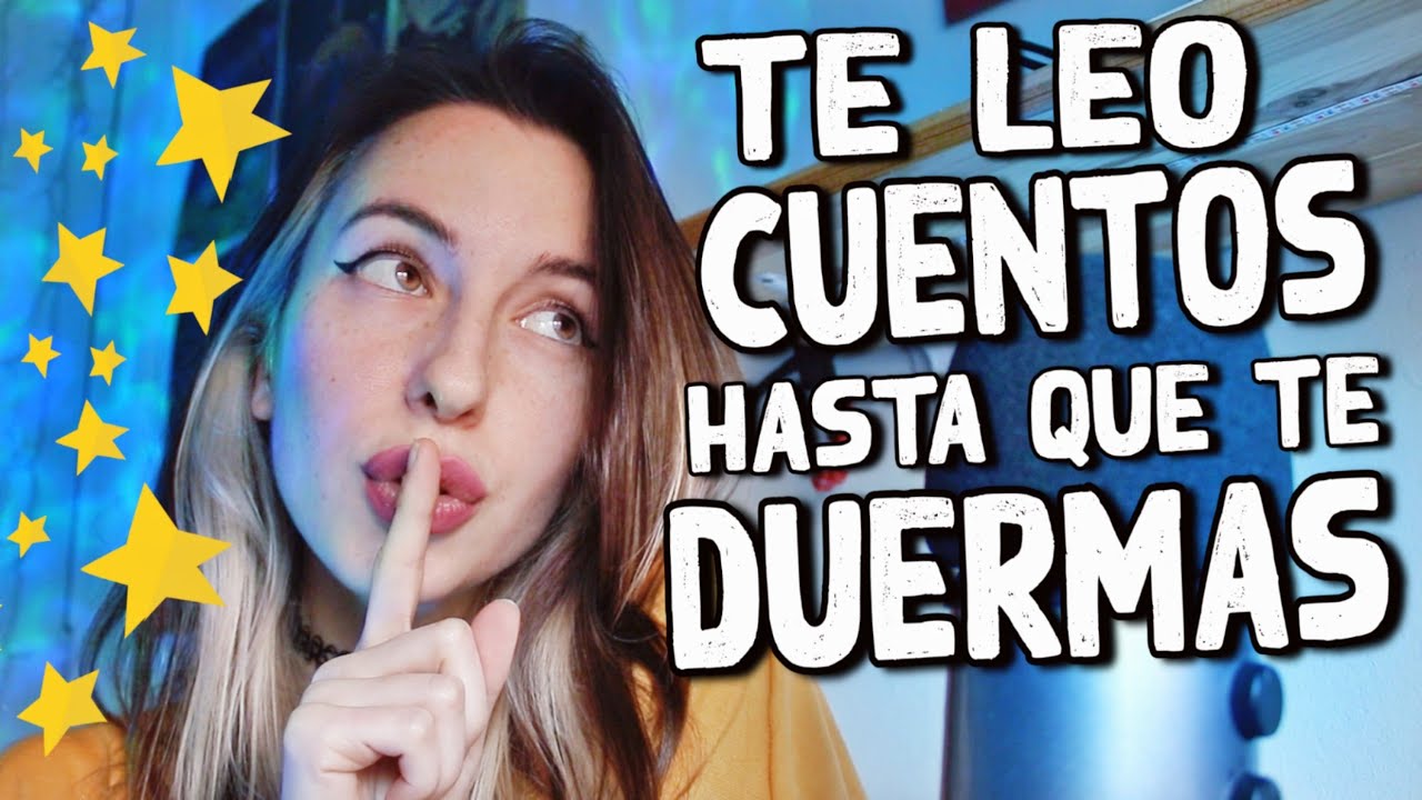 Te LEO CUENTOS hasta que te DUERMAS (mientras llueve) ☔ 🌙*relajante* ASMR ESPAÑOL