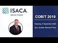 Cobit presentation promotion for the isaca bahrain chapter
