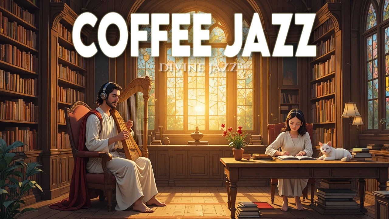 📖 Jazz for Working & Study 🌙 Night Coffee With Jesus ☕ Moonlight Prayer Jazz