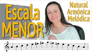 ESCALAS MENORES: Natural  Armónica  Melódica | Aprende Música