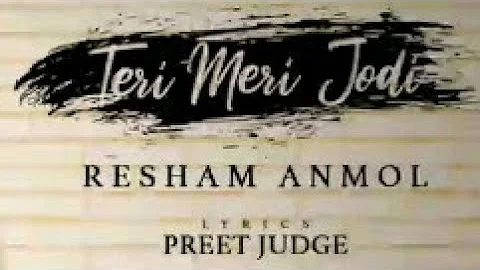 Teri Meri Jodi (Audio) : Resham Anmol | Gupz Sehra | Preet Judge