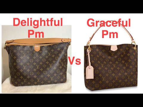 Louis Vuitton Graceful MM vs the Neverful MM
