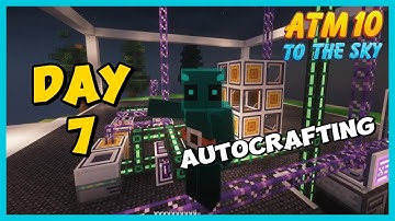ATM10 To The Sky Ep7 – AE2 Autocrafting & Processor Automation! (ExtendedAE, Patterns, Entro)