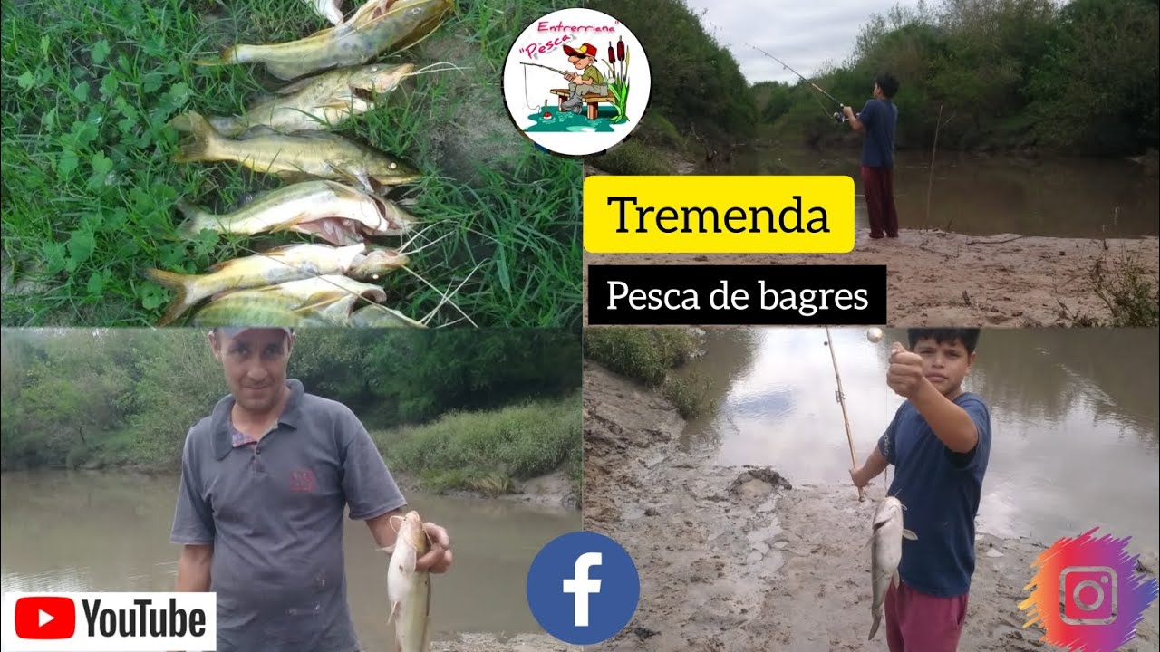 pesca de bagres de arroyo Serca de casa, arrollo el MAGARIÑOS.. hermoso