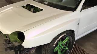 Subaru Wrx White Pearl Paint job