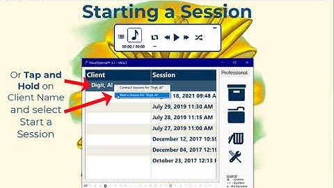 NeurOptimal®: Starting a Session