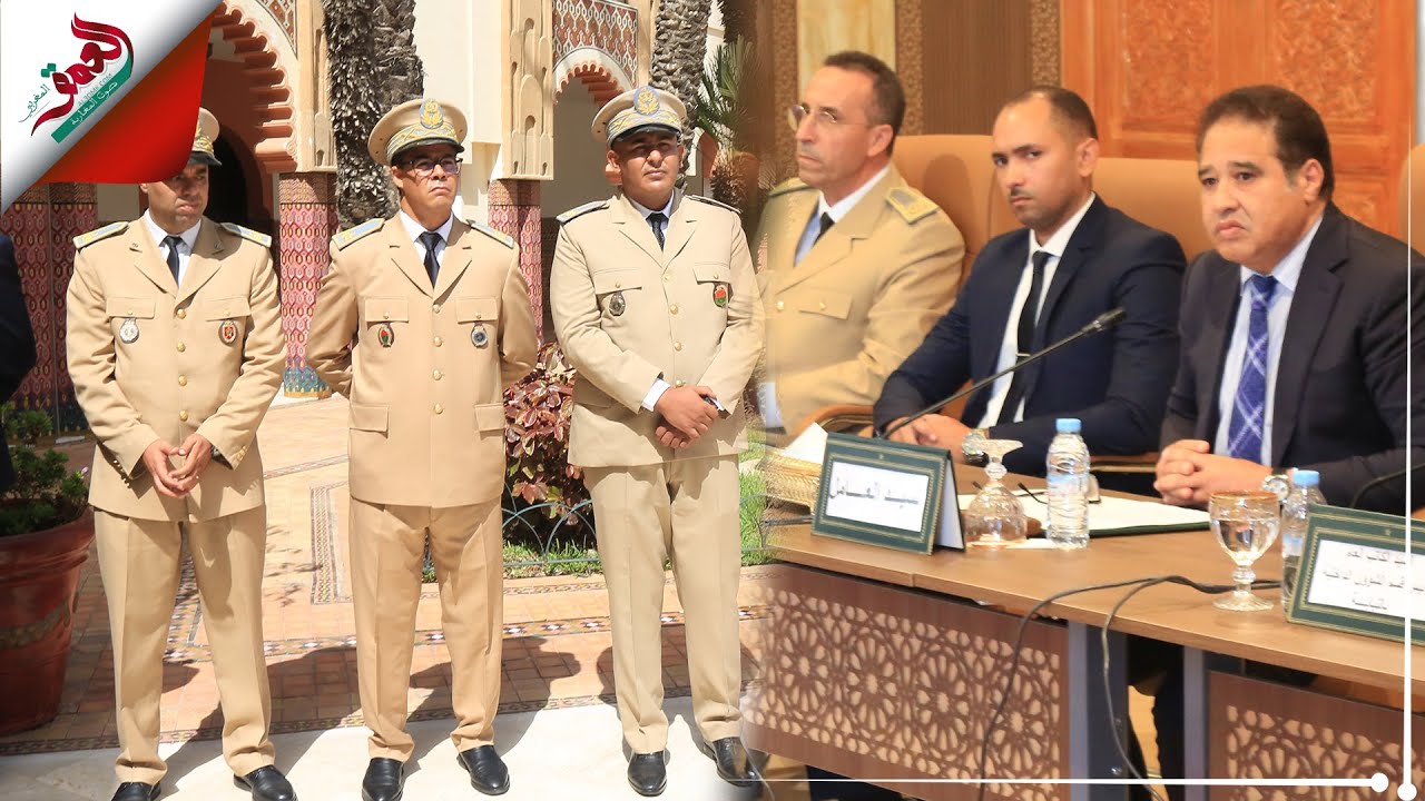 حفل تنصيب رجال السلطة الجدد بعمالة بن مسيك