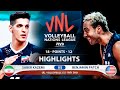 Iran vs Usa | VNL 2021 | Highlights | Saber Kazemi vs Benjamin Patch