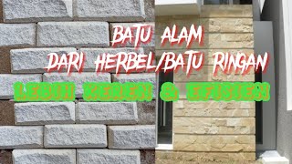 MEMBUAT BATU ALAM DARI BATA HERBEL/BATA RINGAN MOTIV BATA CLASIV