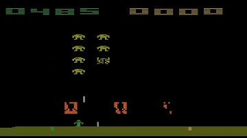 ATARI 2600 Berzerk Invaders Space Invaders Hack 2010 Freder HOMEBREW
