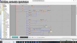 Automatic car parking system use logo siemens OBA6