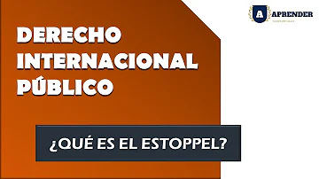 ¿Cuál es el sinónimo de estoppel?