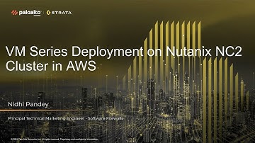 VM Series Deployment on Nutanix NC2 Cluster in AWS