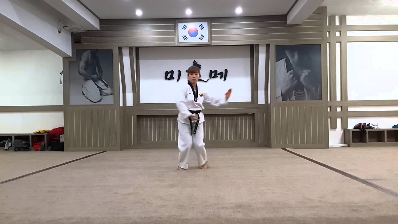 [미르메] 장한별-태극8장 /Mirme Poomsae training. - YouTube