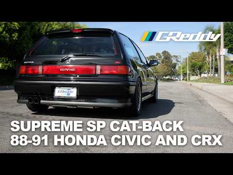 GReddy Supreme-SP Cat-Back Systems - Honda EF CRX/Civic