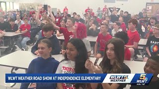 WLWT takes Weather Road Show to Butler County elementary school