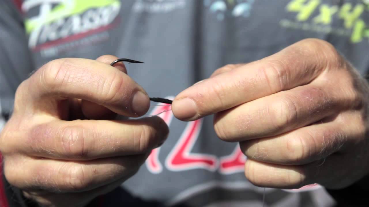 How to Tie the Quick Snell Knot - YouTube