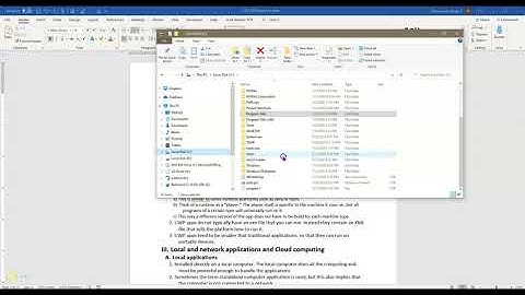 Traditional applications vs UWP Apps