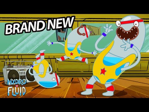 Dance Challenge | HYDRO and FLUID | Funny Cartoons for Children | WildBrain