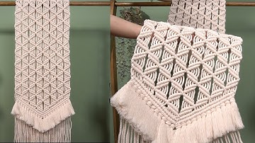 Create A Stunning Macrame Table Runner: Easy to Follow DIY Macrame Tutorial