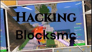 Blocksmc Hacking / Crossine B31 / new config release! / killaura , scaffold , speed , velocity