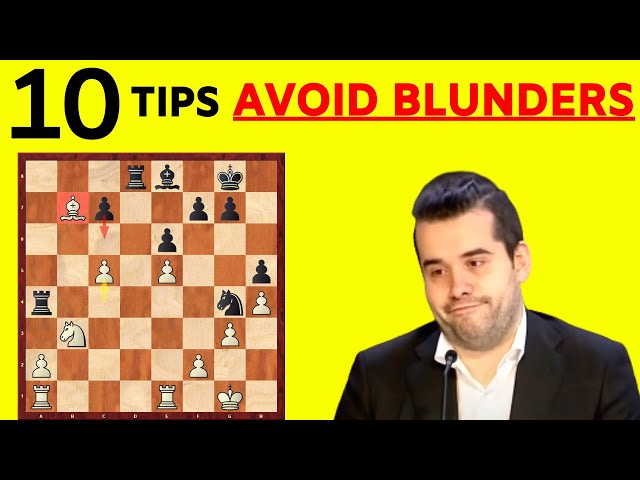 How to Avoid Blunders in Chess –