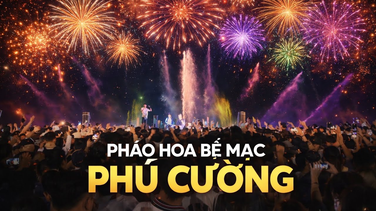 ĐỨC NINH TV –PHÁO HOA BẾ MẠC MÙNG 5 TẾT PHÚ CƯỜNG RẠCH GIÁ AN GIANG  | ĐN