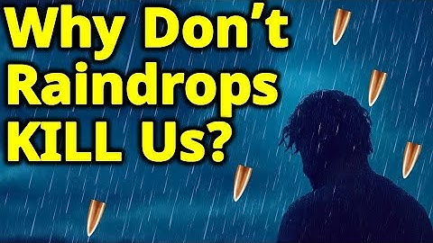 Waarom regendruppels ons niet doden? De wetenschap achter terminale snelheid