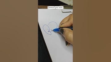 Creating a Signature Look: R Letter Edition #calligraphyart #signature #signatureideas